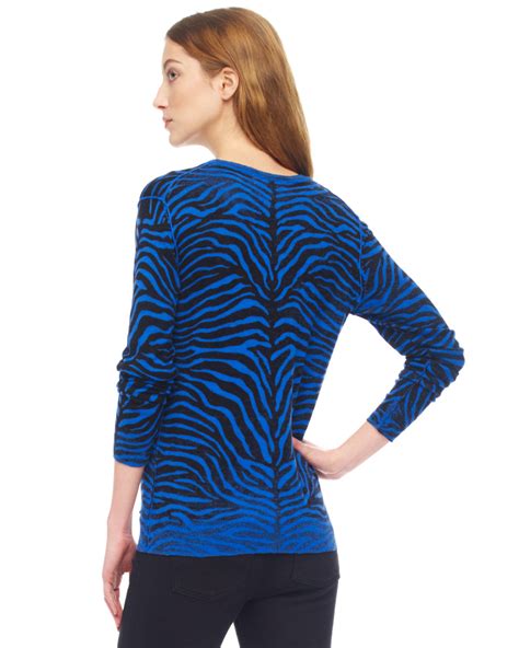 michael kors zebra sweater with beading|Michael Kors Zebra Sweaters for Women for sale .